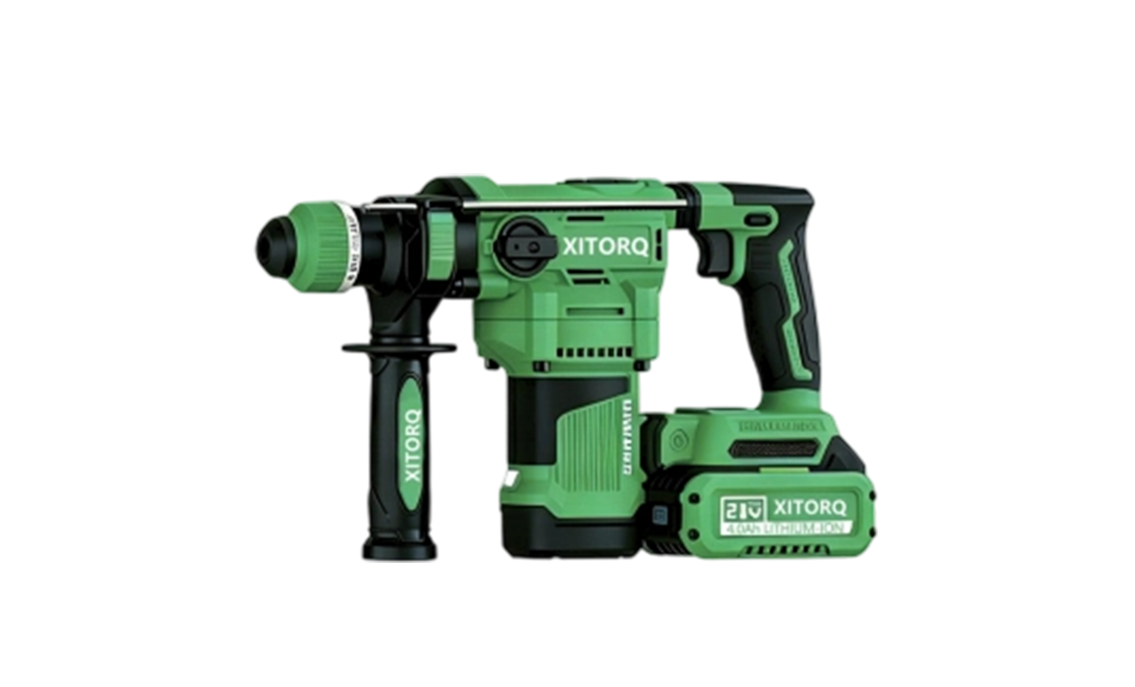 XJ.728 21V Máy búa quay không chổi than từ tính cao Lithium-Ion (hạng nặng) — Năng lượng tác động 2.8J cho vật liệu cứng